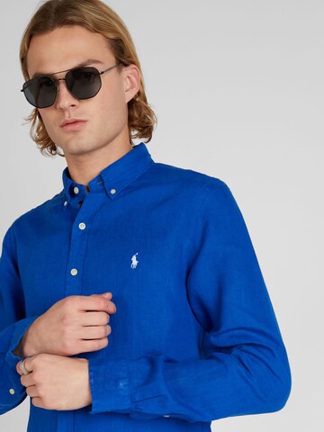 Polo Ralph Lauren Slim fit Πουκάμισο σε μπλε