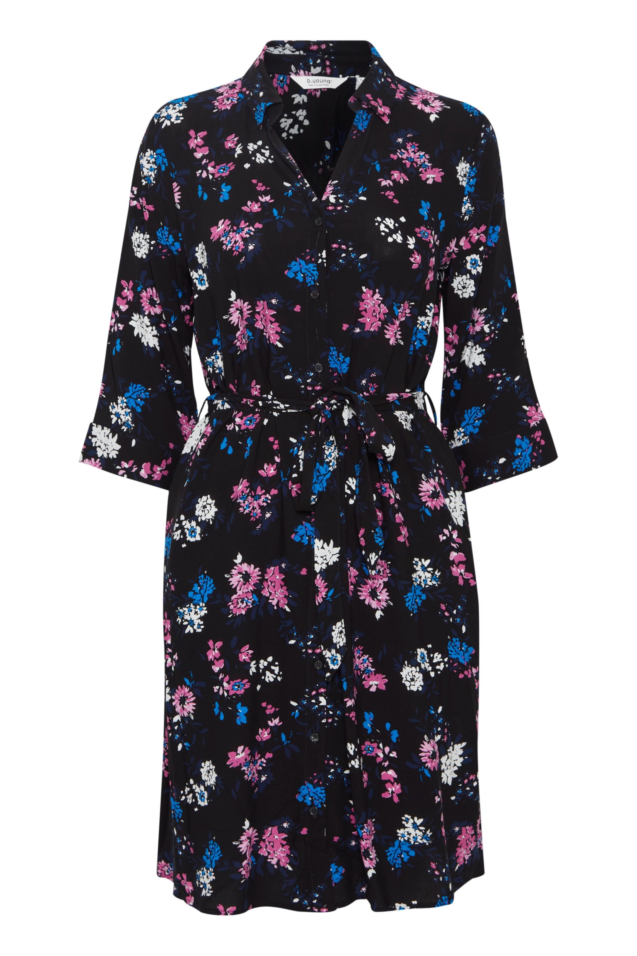 b.young Blusenkleid 'Joella' in mischfarben / schwarz, Produktansicht