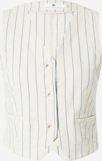 FREEMAN T. PORTER Suit vest 'Gladys Greecia' in Ecru / Royal blue, Item view