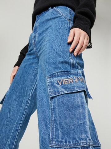 VIERVIER Wide leg Jeans 'Bianca' in Blue