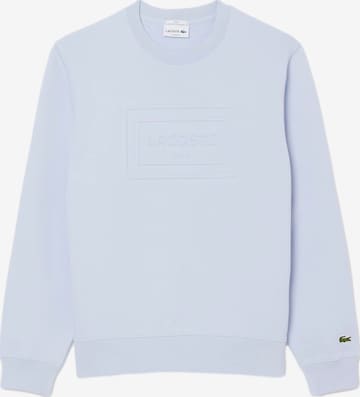 Sweat-shirt LACOSTE en bleu : devant