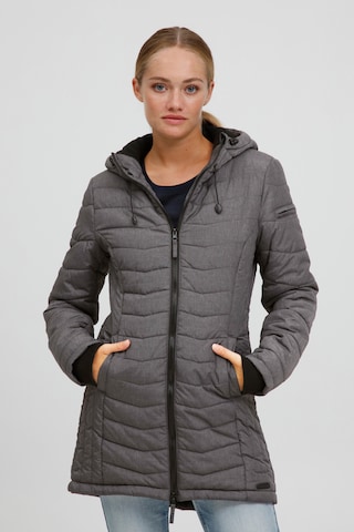 Oxmo Winter Jacket 'NELLY' in Grey: front