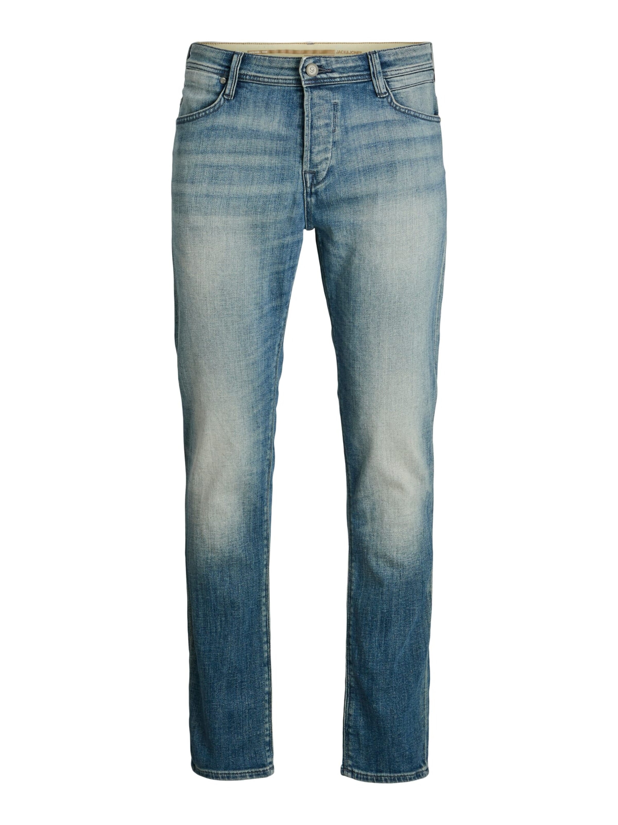 JACK & JONES Baggy Jeans 'mike' in Blue: front