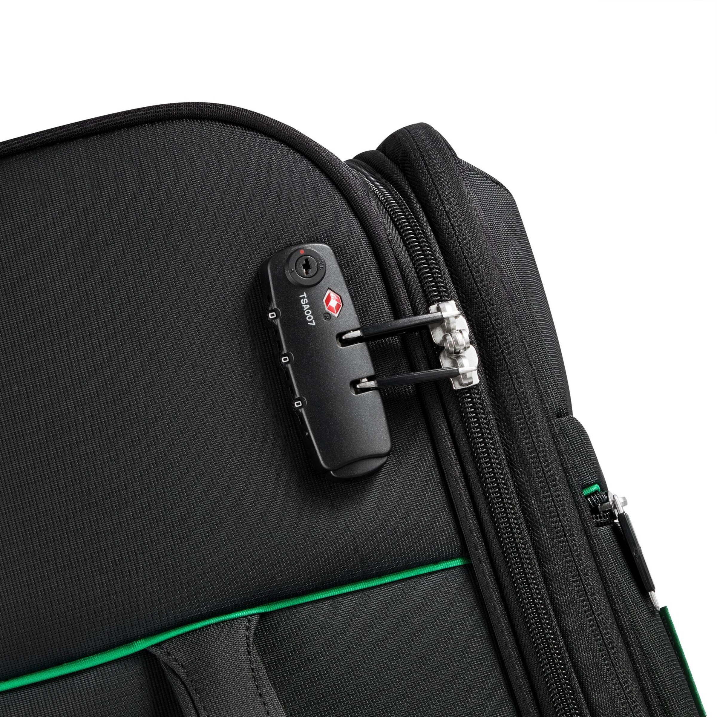 Trolley 'x United Colors of Benetton' di Delsey Paris in nero