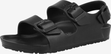 Calzatura aperta 'Milano' di BIRKENSTOCK in nero: frontale