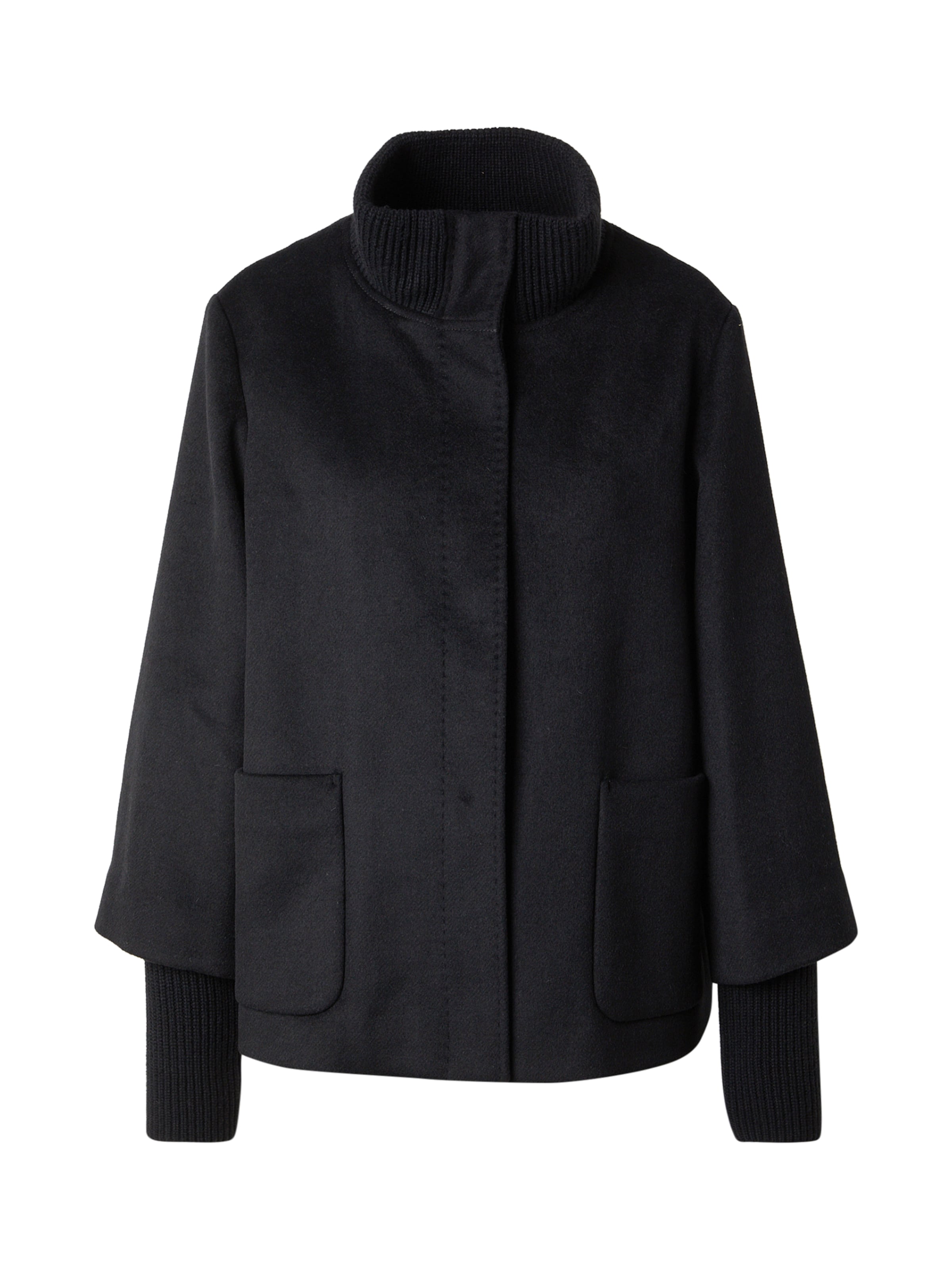 juoda s.Oliver BLACK LABEL Demisezoninė striukė: priekis