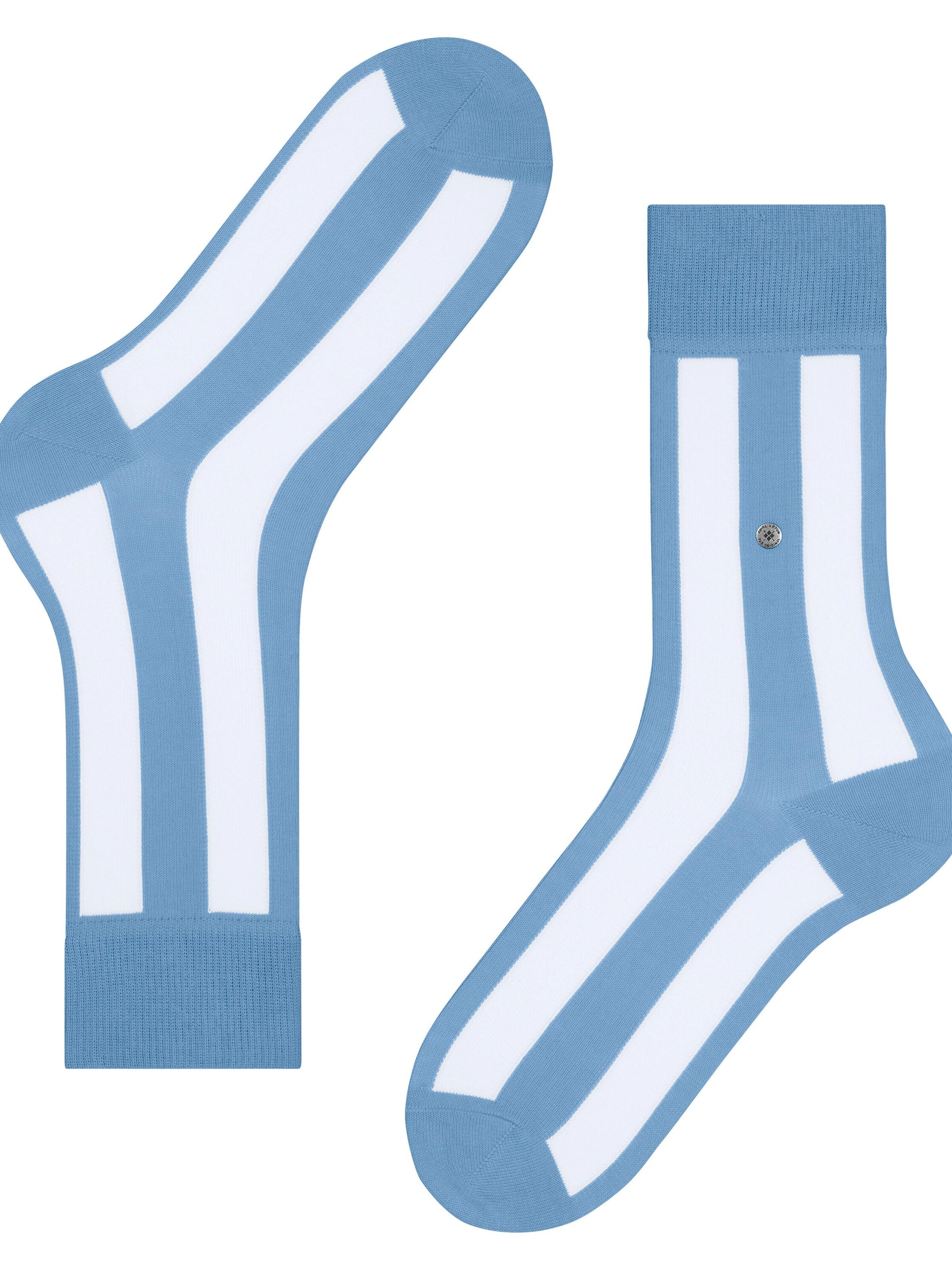BURLINGTON Socks 'Retro Lines' in Blue