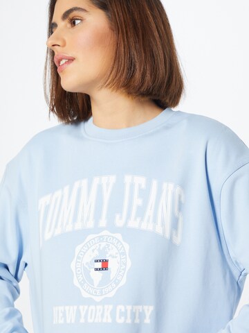 Tommy Jeans Mikina – modrá