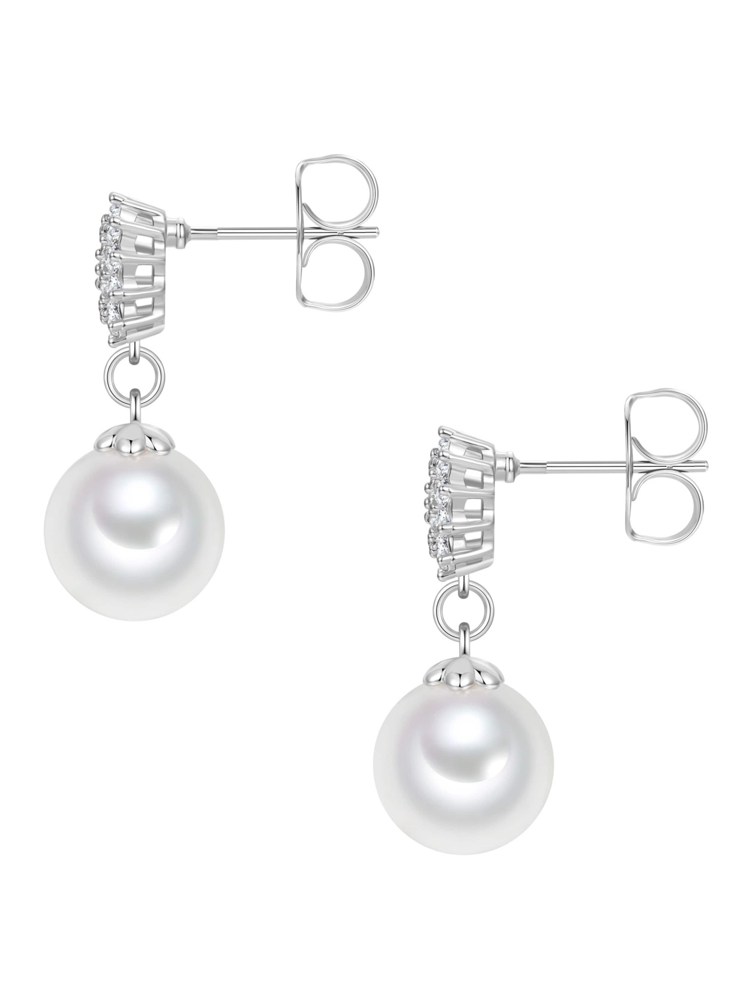 Lulu & Jane Earrings in White