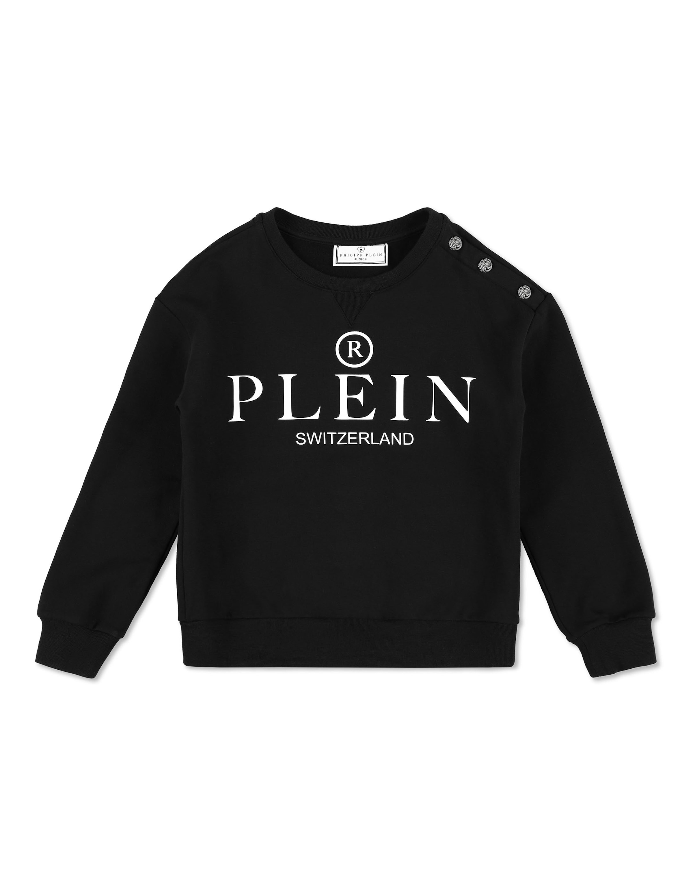 Philipp Plein - Sudadera en negro: frente