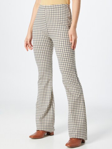 Cotton On Flared Pants in White: front