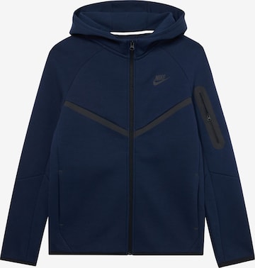 Nike Sportswear Tréning dzseki 'TCH FLC' - kék: elől