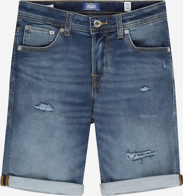 Regular Jeans 'RICK' de la Jack & Jones Junior pe albastru: față