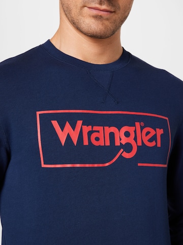 WRANGLER Sweatshirt in Blau