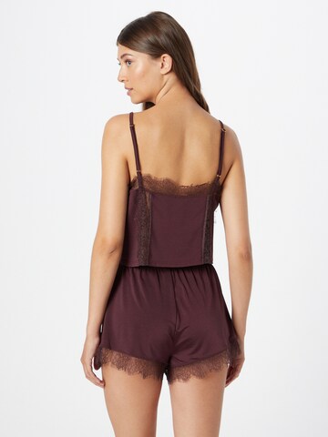 Free People Short Pajama Set 'SPICE IT UP' in Purple