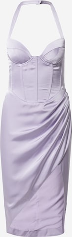 Misspap - Vestido de gala en lila: frente