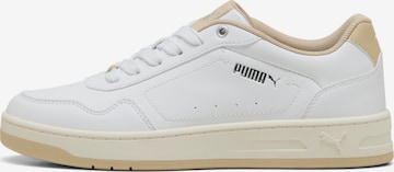 Baskets basses 'Court Classy' PUMA en blanc : devant