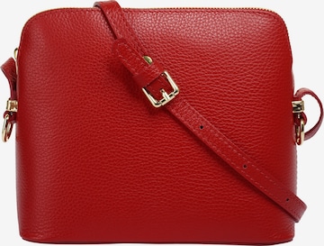 Cluty Crossbody Bag in Red: front