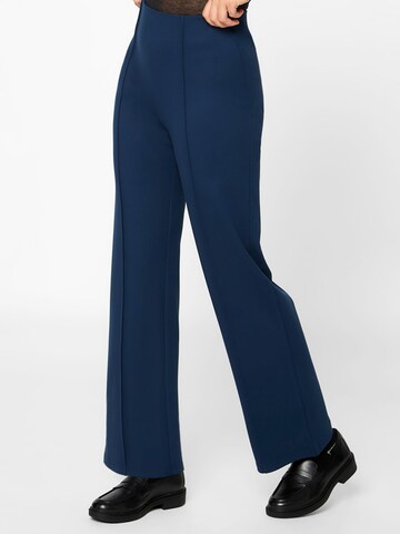 Nur Die Flared Trousers 'Elegant' in Blue: front
