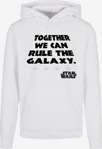 ABSOLUTE CULT Sweatshirt 'Star Wars - Together We Can Rule The Galaxy' in Wit: voorkant