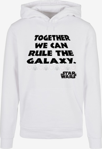 ABSOLUTE CULT Sweatshirt 'Star Wars - Together We Can Rule The Galaxy' in Wit: voorkant