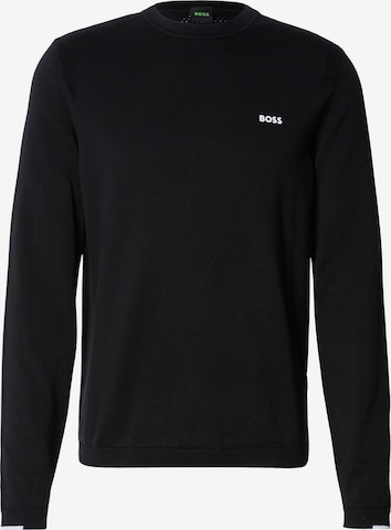 BOSS Свитер 'Ever-X' в Черный: спереди