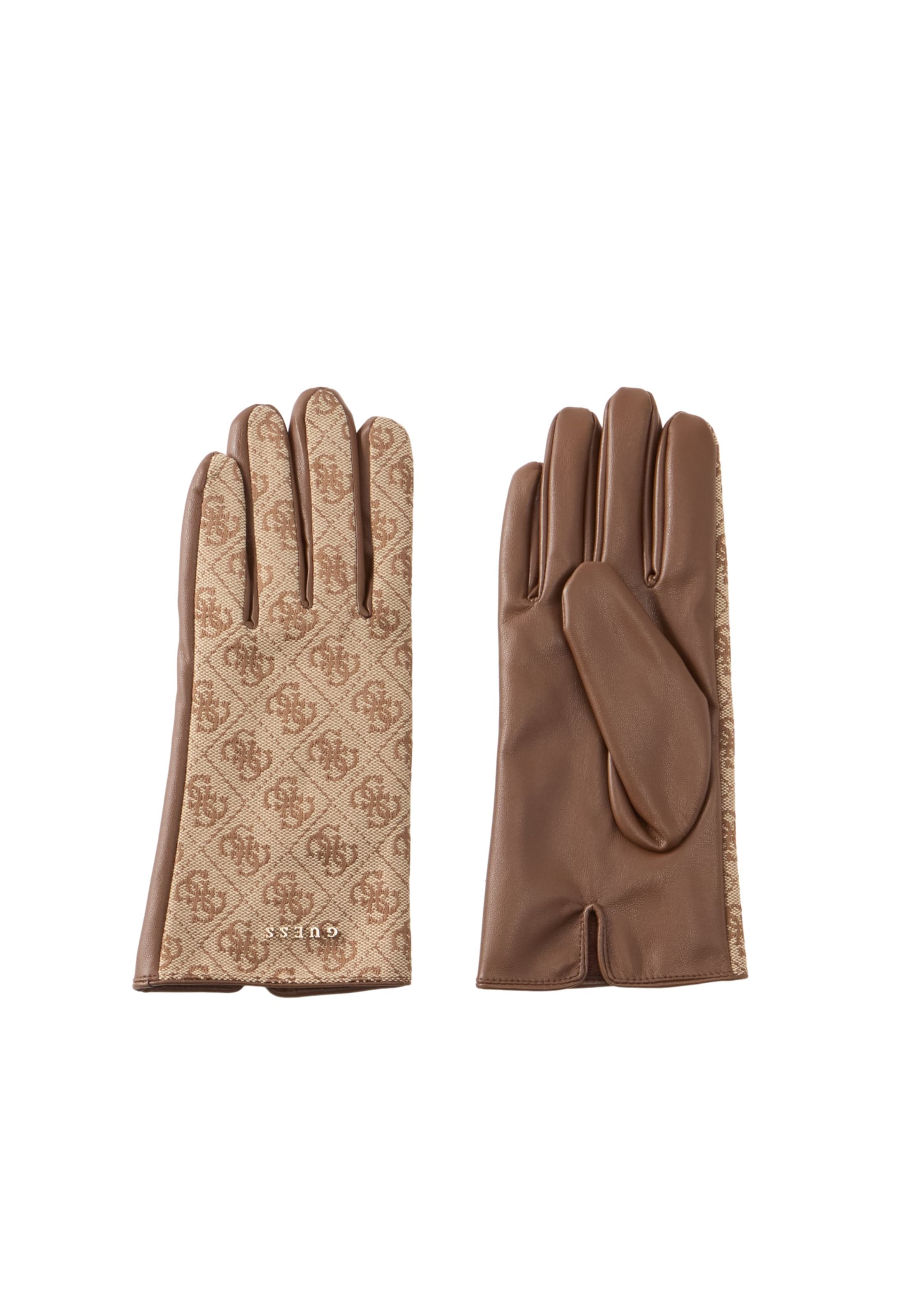GUESS Fingerhandschuhe 'Noelle' in Beige: Vorderseite