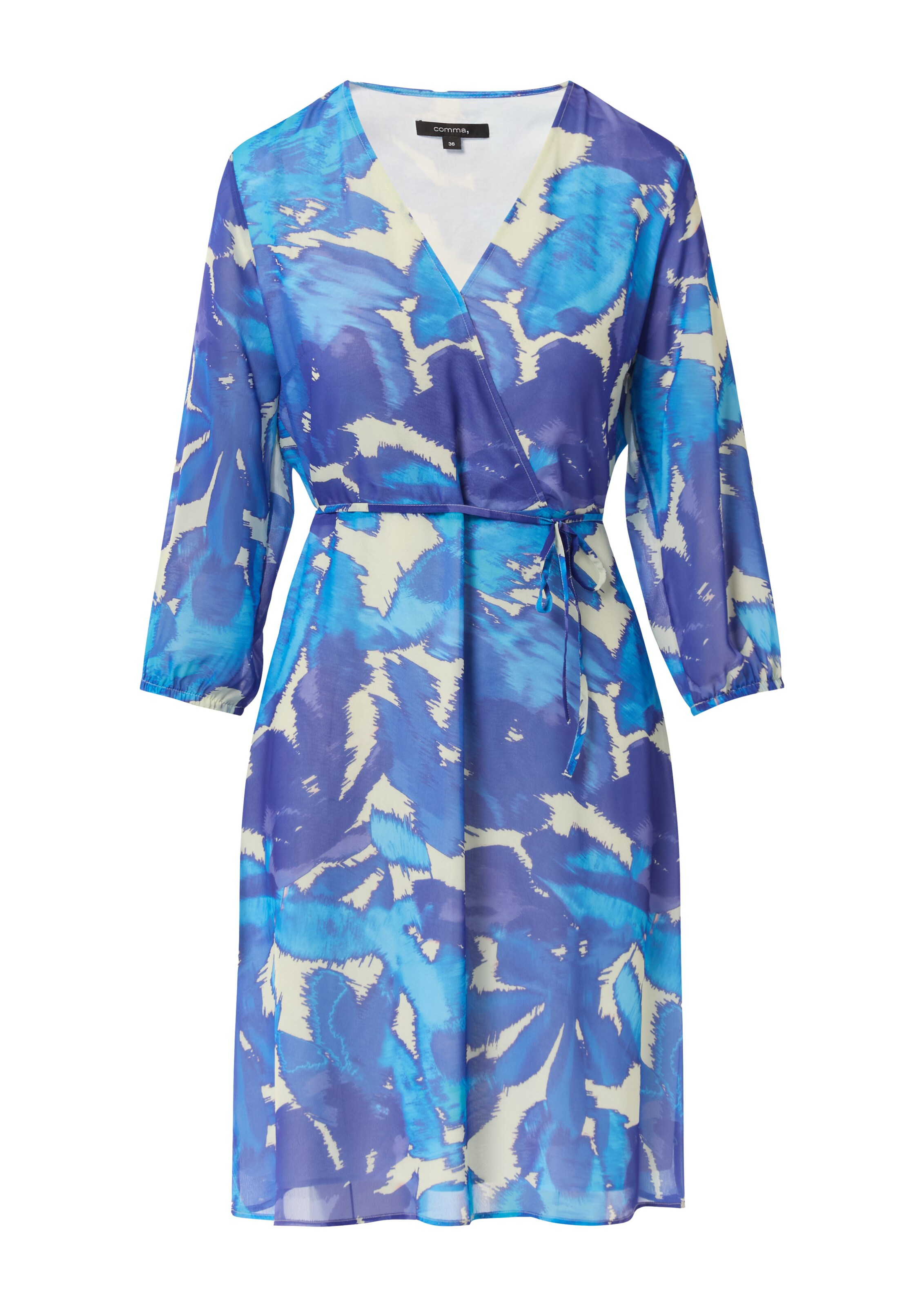 COMMA Kleid in Blau: Vorderseite