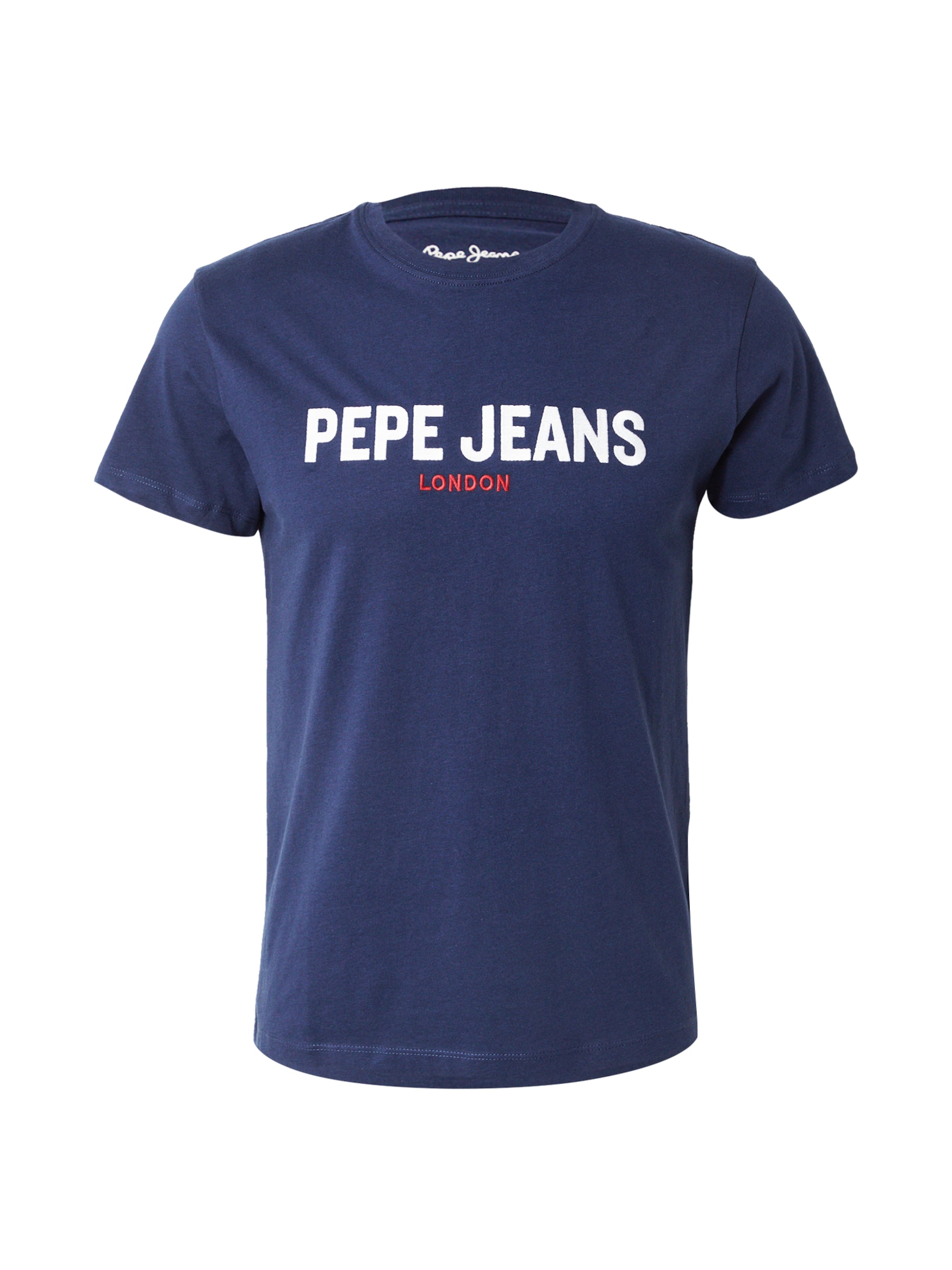 Pepe Jeans Тениска в синьо: отпред