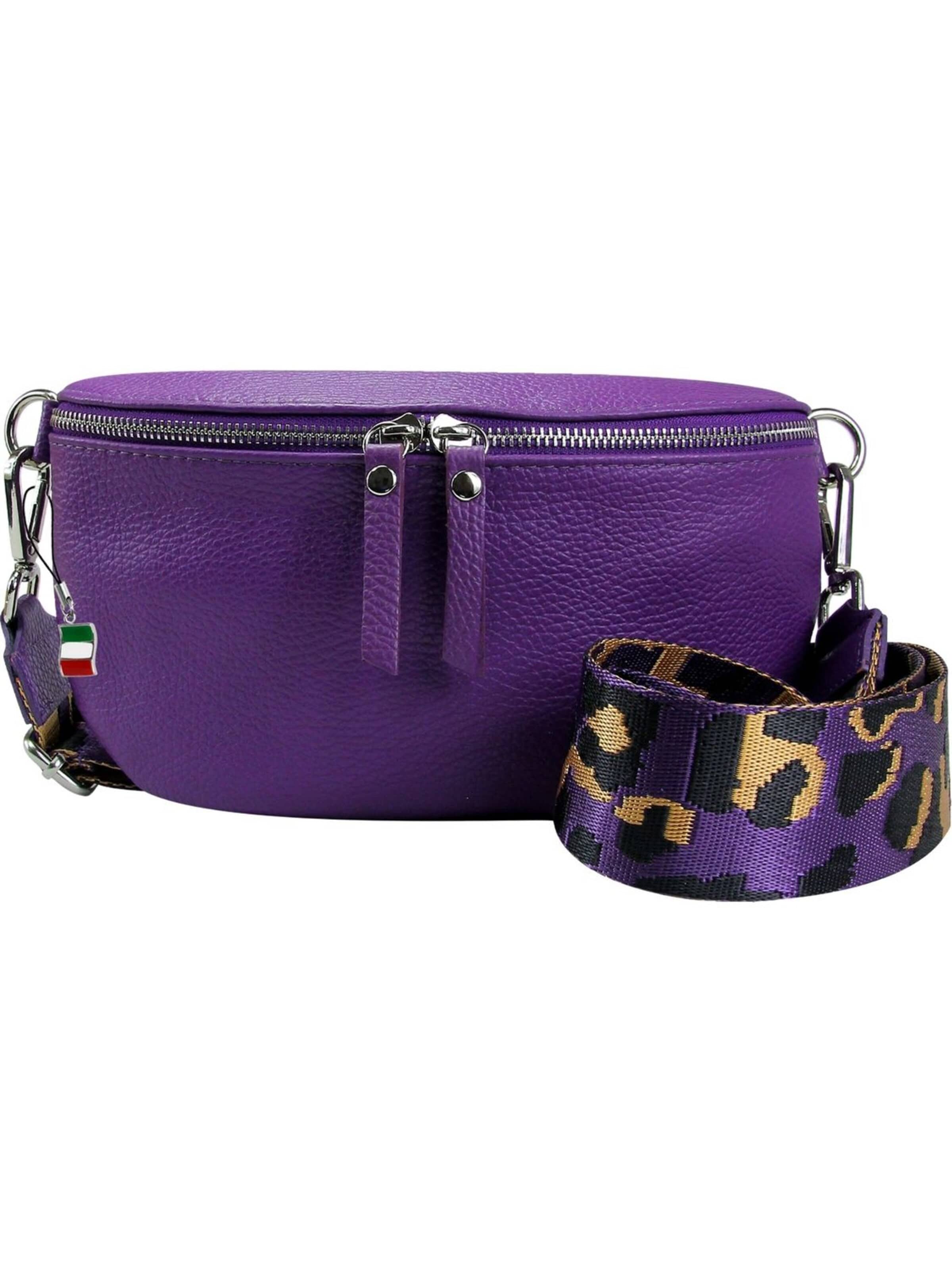 Sacs banane Florence en violet : devant