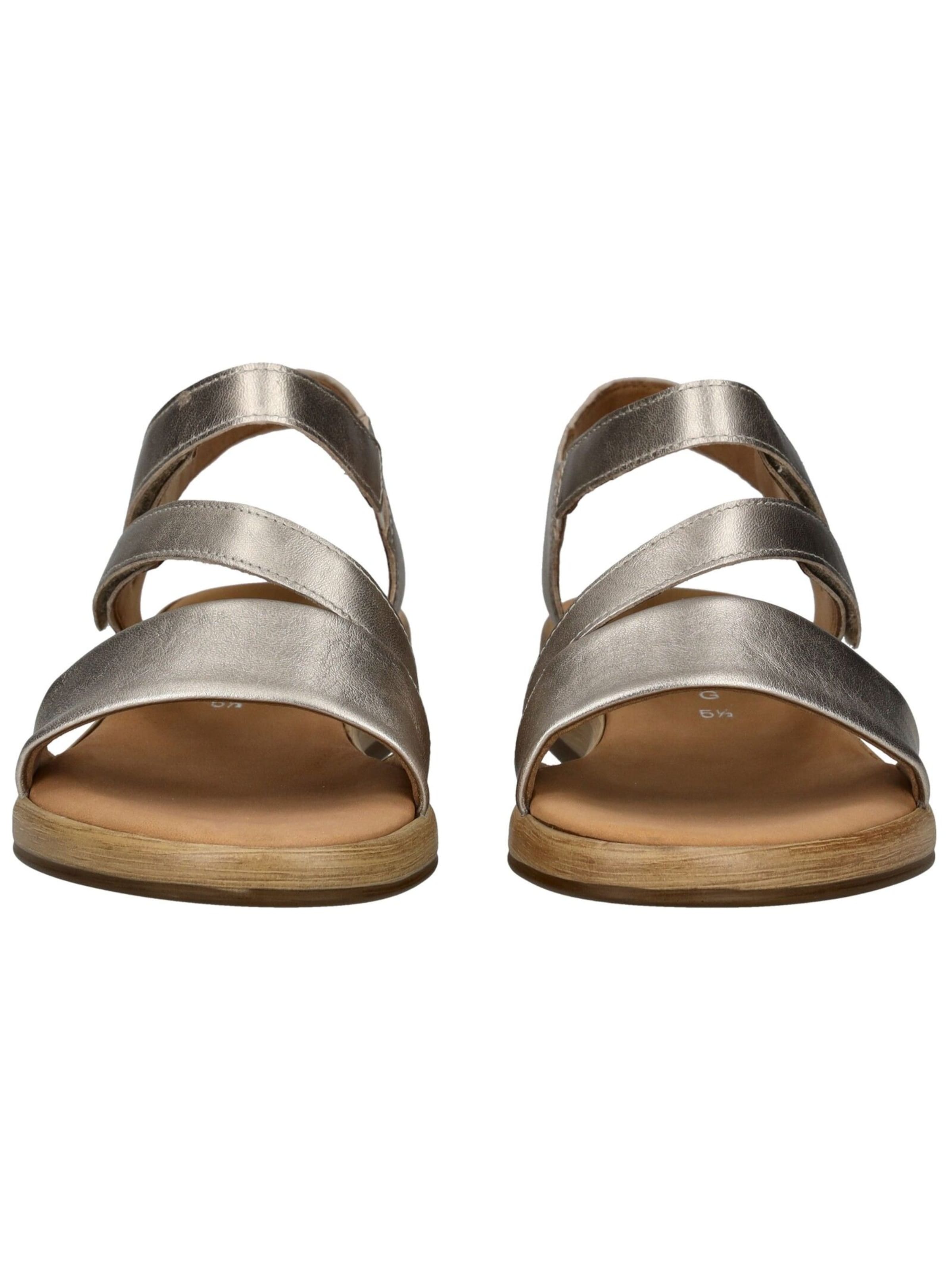 GABOR Strap sandal in Silver