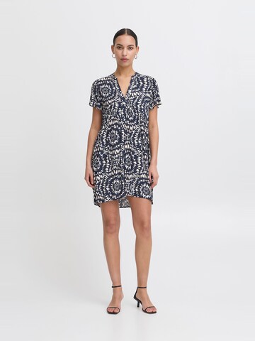 ICHI Jurk 'Aya' in Blauw