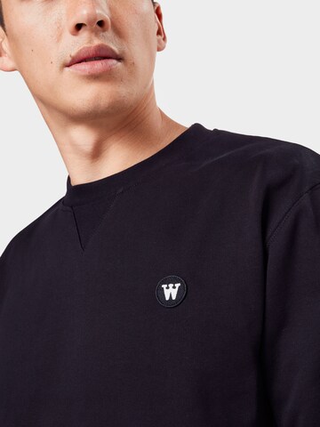 WOOD WOOD Sweatshirt 'Tey' in Black