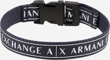 ARMANI EXCHANGE Гривна в синьо: отпред