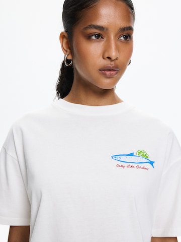 Pull&Bear Tričko - Biela