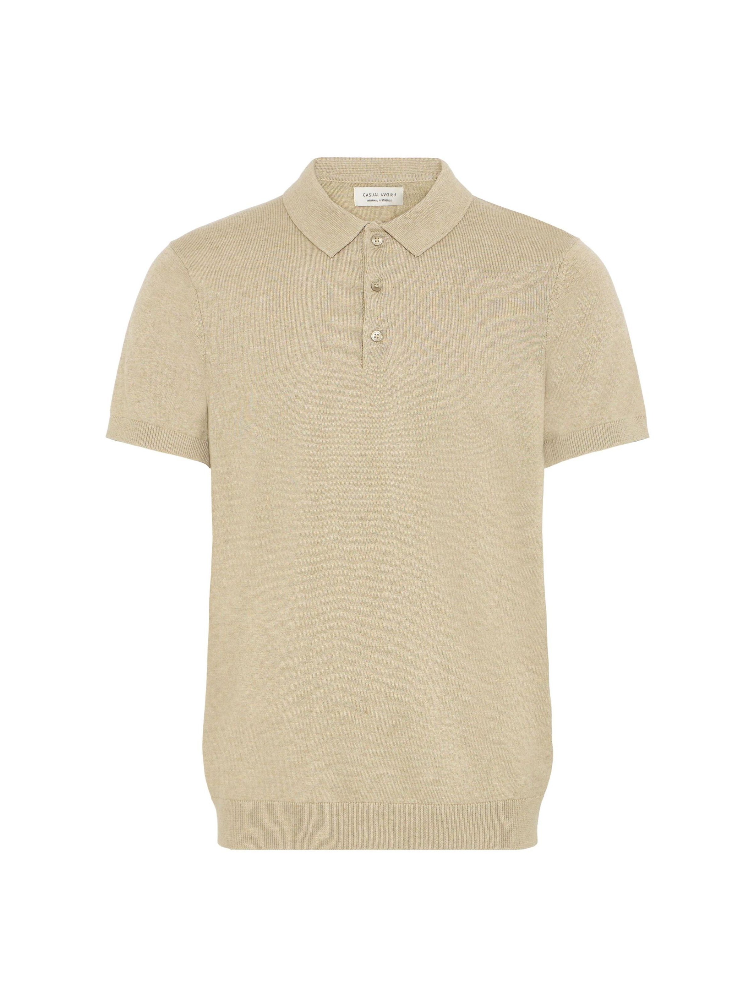 Casual Friday Pull-over ' CFBells ' en beige, Vue avec produit