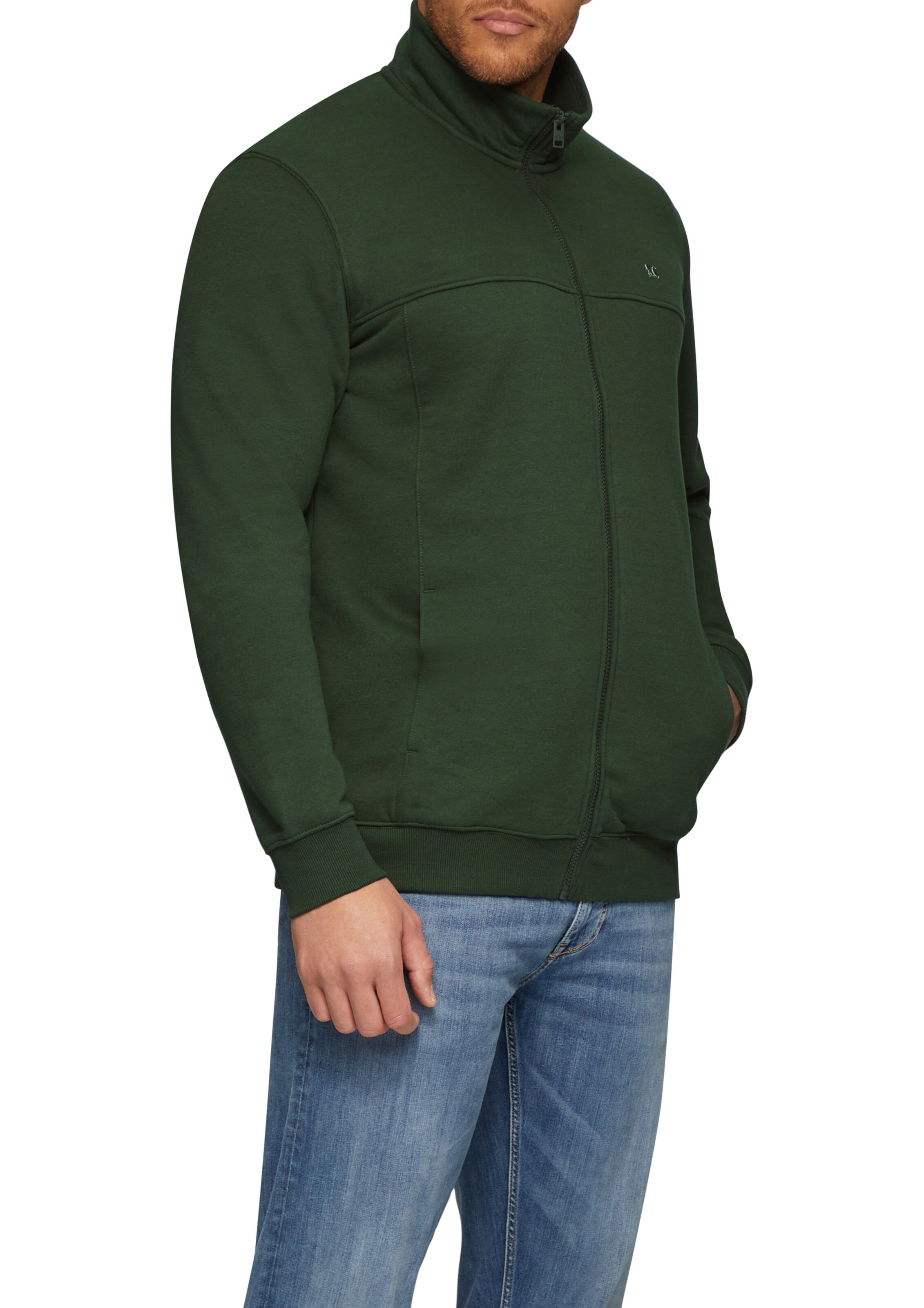 s.Oliver Sweatvest in Groen