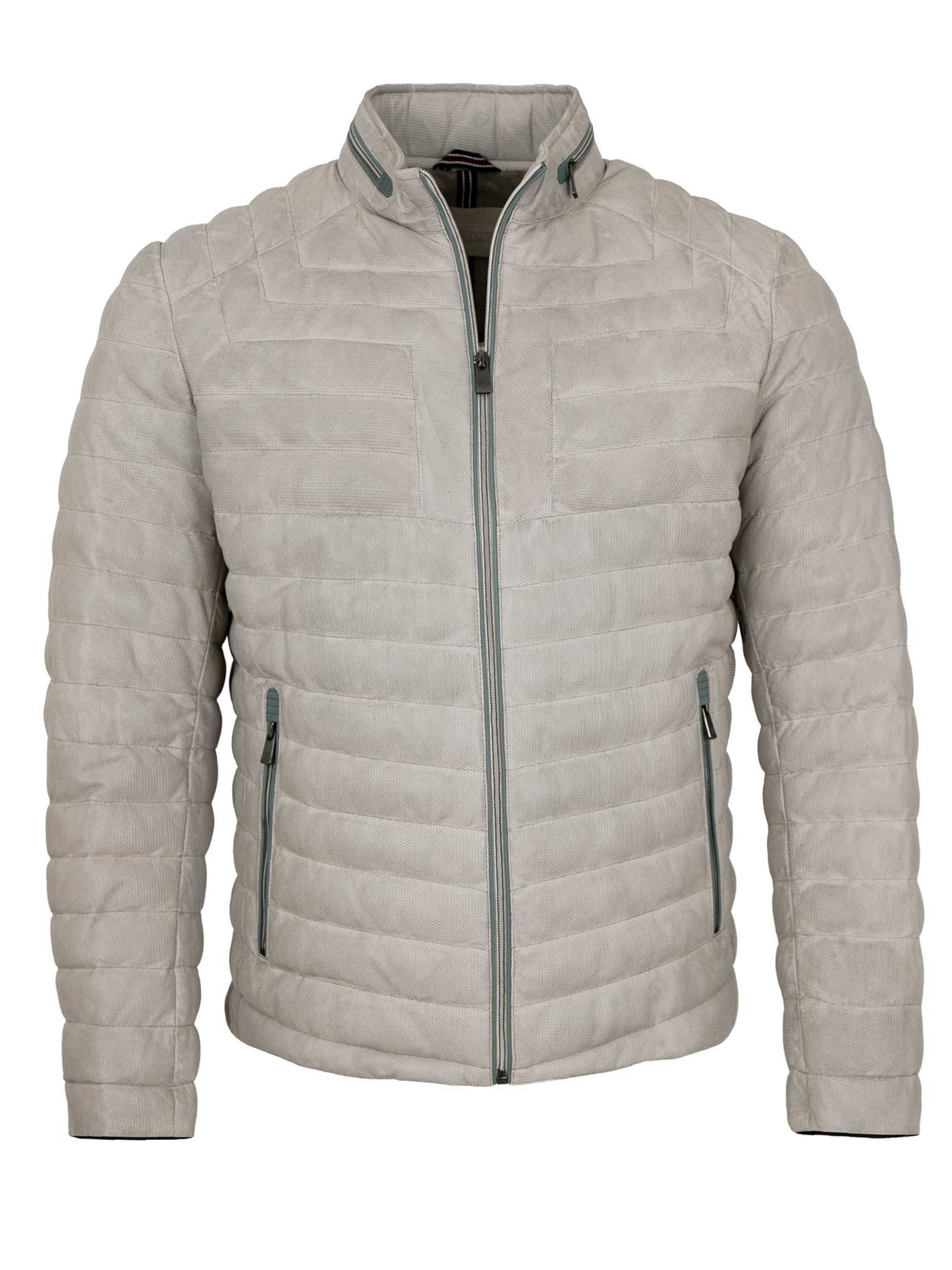 MILESTONE Between-Season Jacket 'MSMalik' in Silver: front