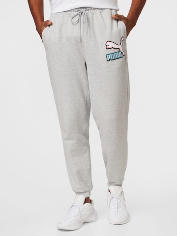PUMA Tapered Pants 'Fandom' in Grey: front