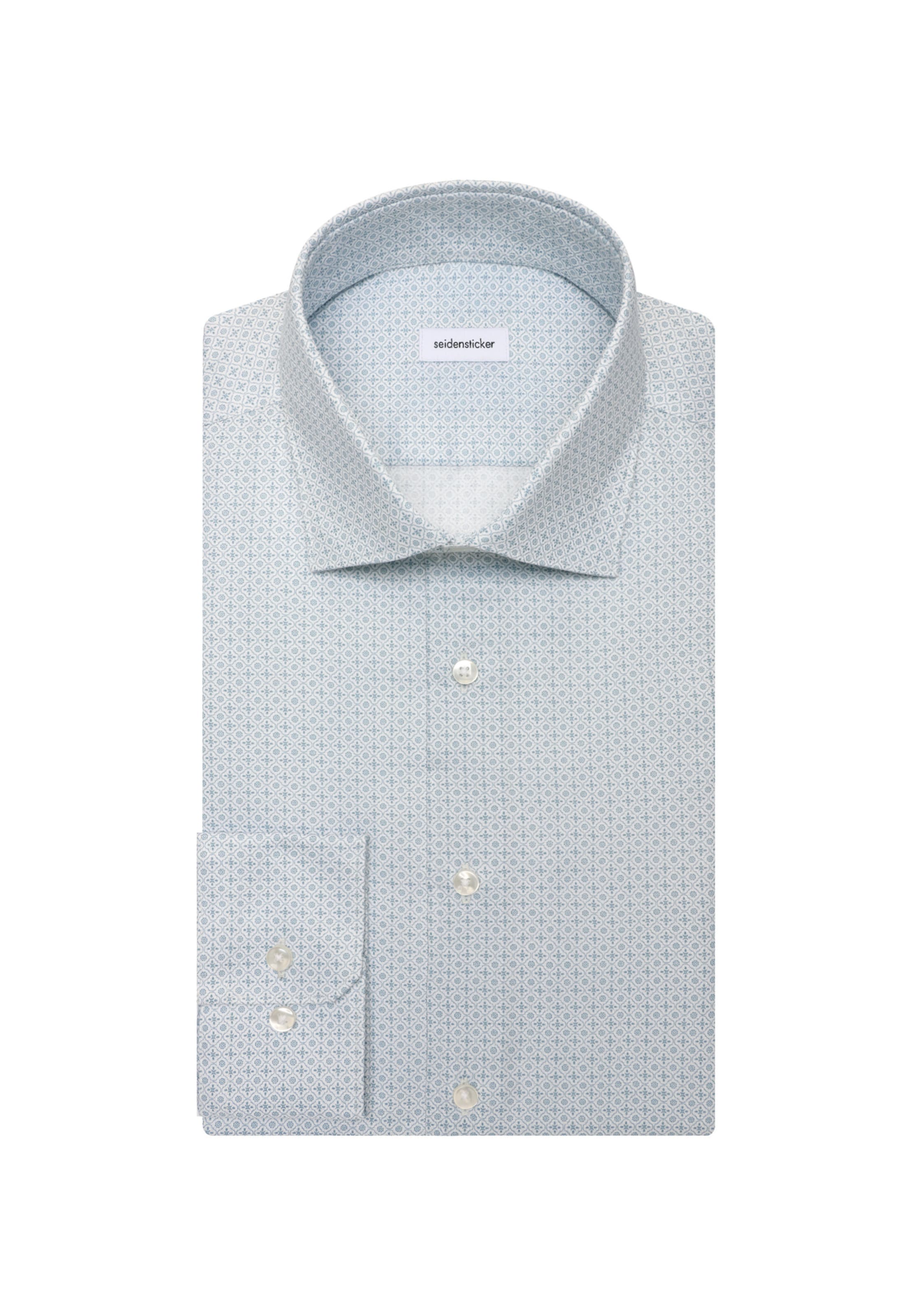 SEIDENSTICKER Regular fit Business shirt in Green