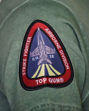 TOP GUN Shirt '20213001 ' ' in Grün