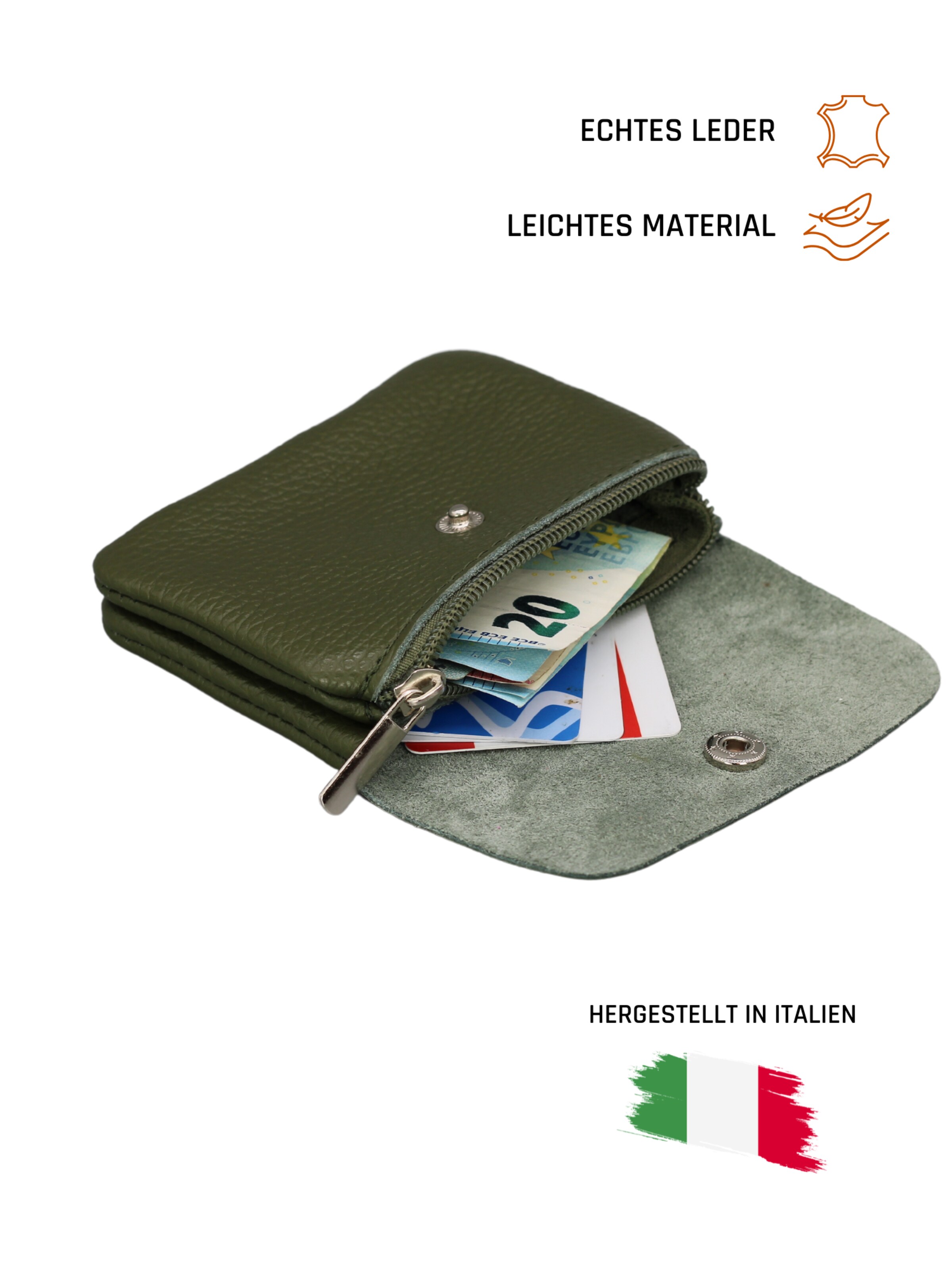 Adel Bags Wallet 'Mini' in Green