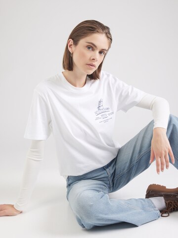T-shirt 'Sandwich' Carhartt WIP en blanc : devant