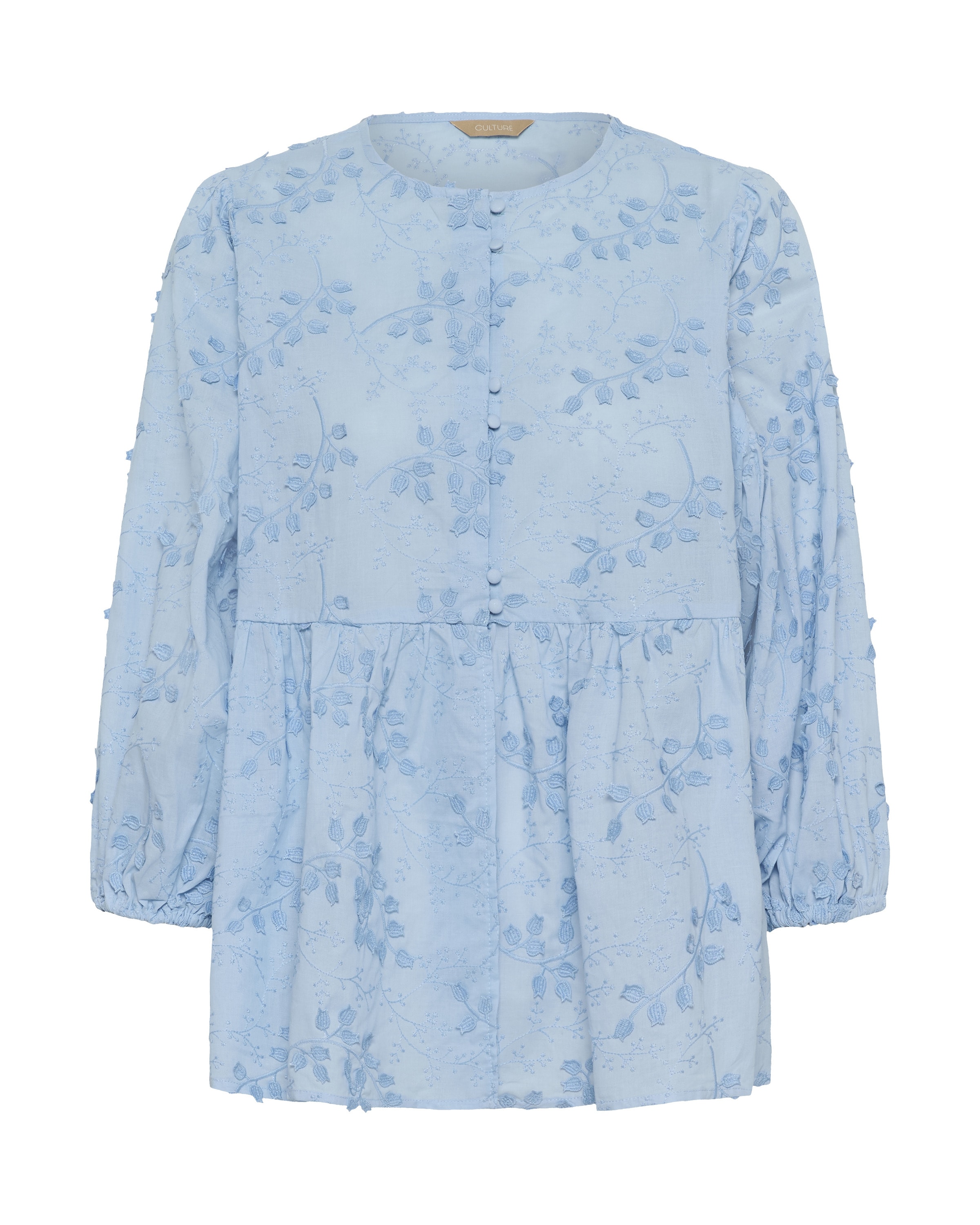 CULTURE Blouse 'CUMoni Neda' in Blue: front