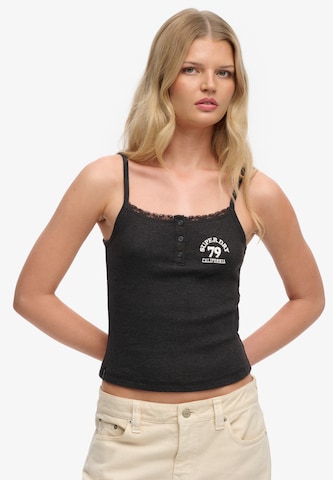 Haut Superdry & Co en noir : devant