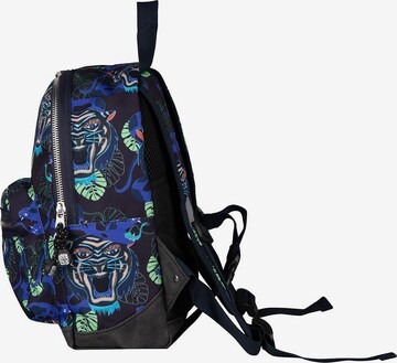 Pick & Pack Backpack 'Dangerous Cat AOP' in Black