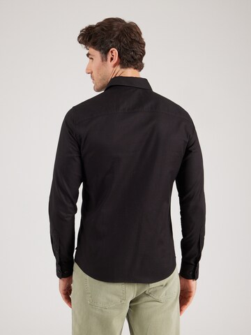 Slim fit Camicia di s.Oliver in nero