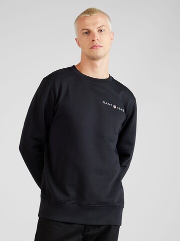 GANT Sweatshirt in Zwart: voorkant