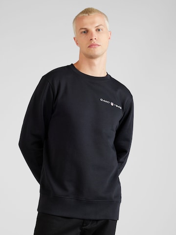 GANT Sweatshirt in Schwarz: predná strana