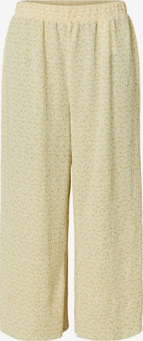 PIECES - Pierna ancha Pantalón en beige: frente